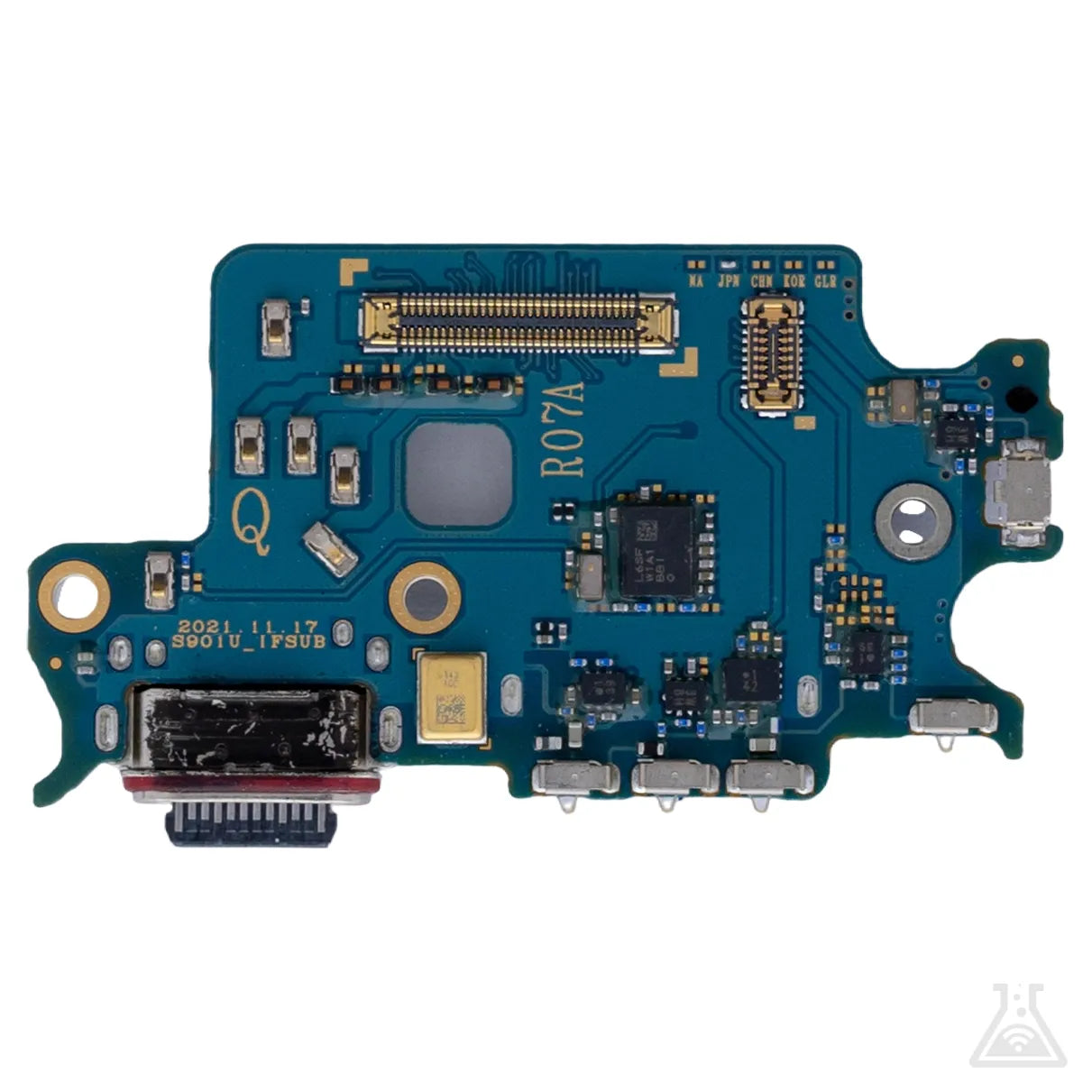 Charging Port Board With Sim Card Reader Compatible For Samsung Galaxy S22 5G (S901U) (US Version)